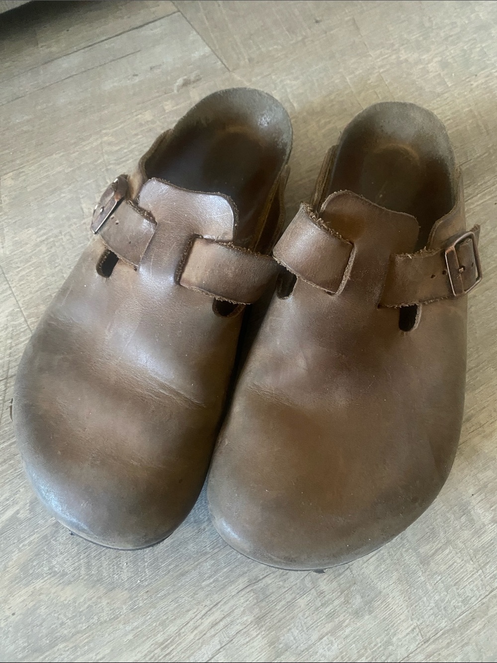 Birkenstock Boston Oiled Leather Clogs Sz 9 - Picture 2 of 13